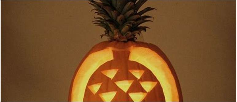 Easy pineapple pumpkin carving